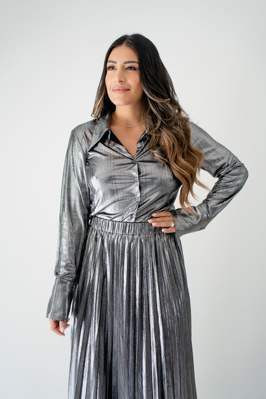 Silver Star Skirt Set